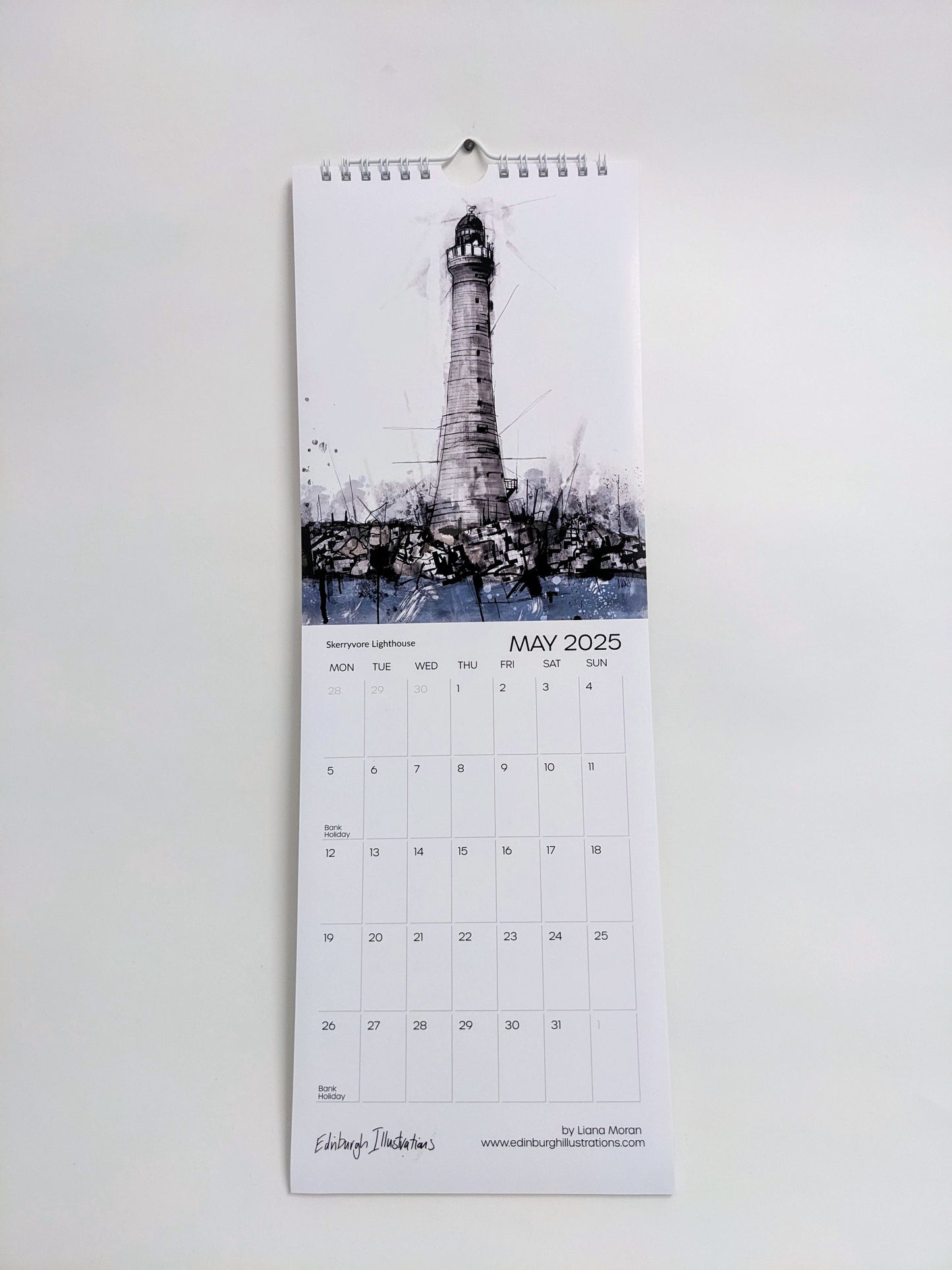Lighthouses of Scotland Calendar 2025