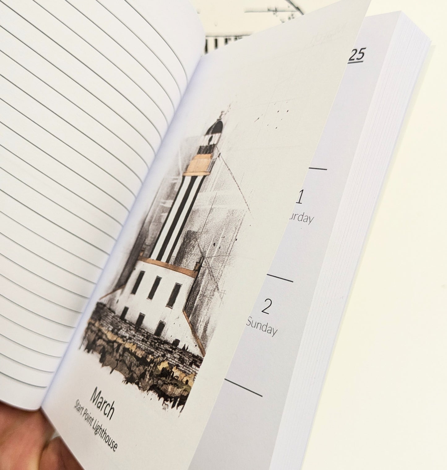 Lighthouse A6 2025 Diary